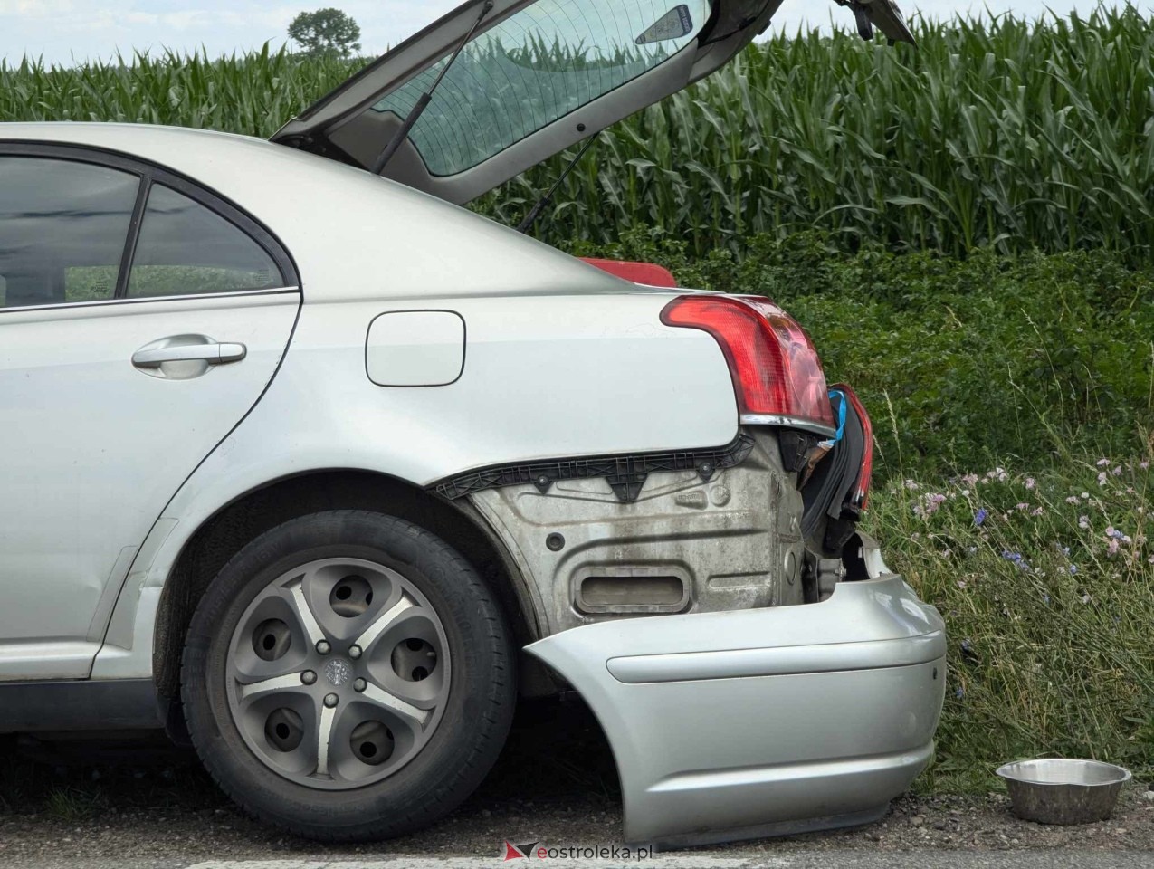 Kolizja na DK 53 w Dylewie [04.07.2024] - zdjęcie #16 - eOstroleka.pl