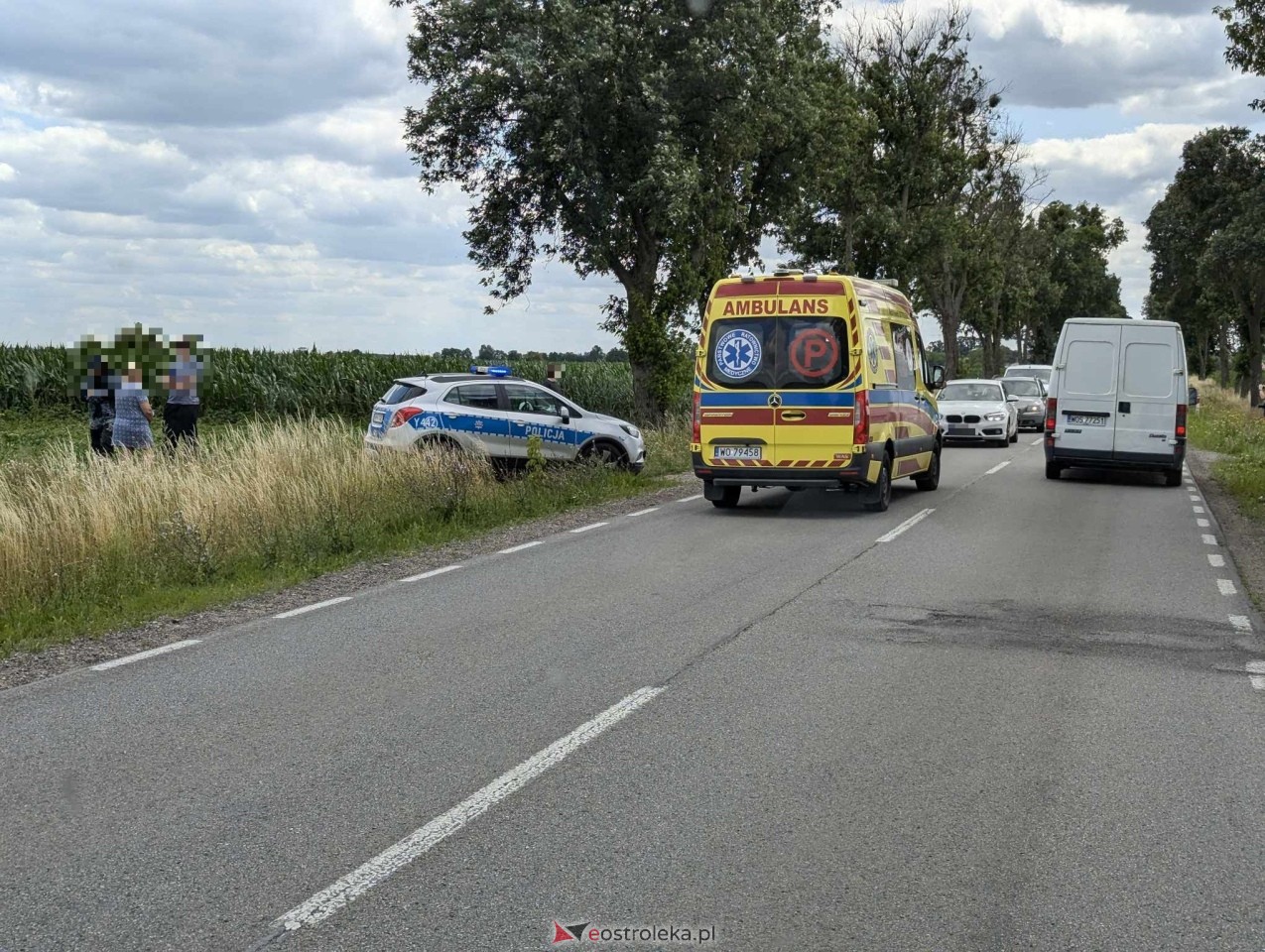 Kolizja na DK 53 w Dylewie [04.07.2024] - zdjęcie #9 - eOstroleka.pl