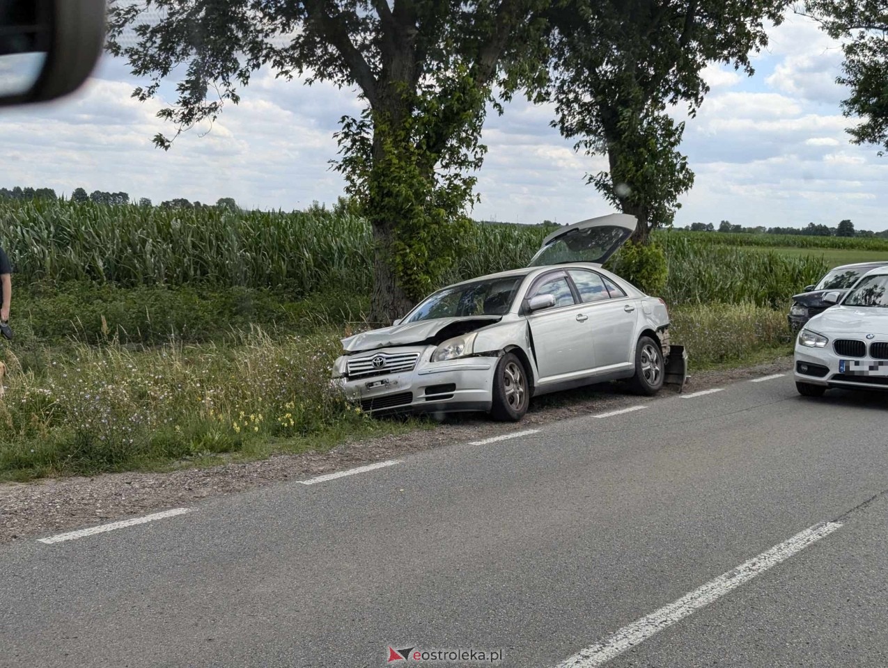 Kolizja na DK 53 w Dylewie [04.07.2024] - zdjęcie #8 - eOstroleka.pl