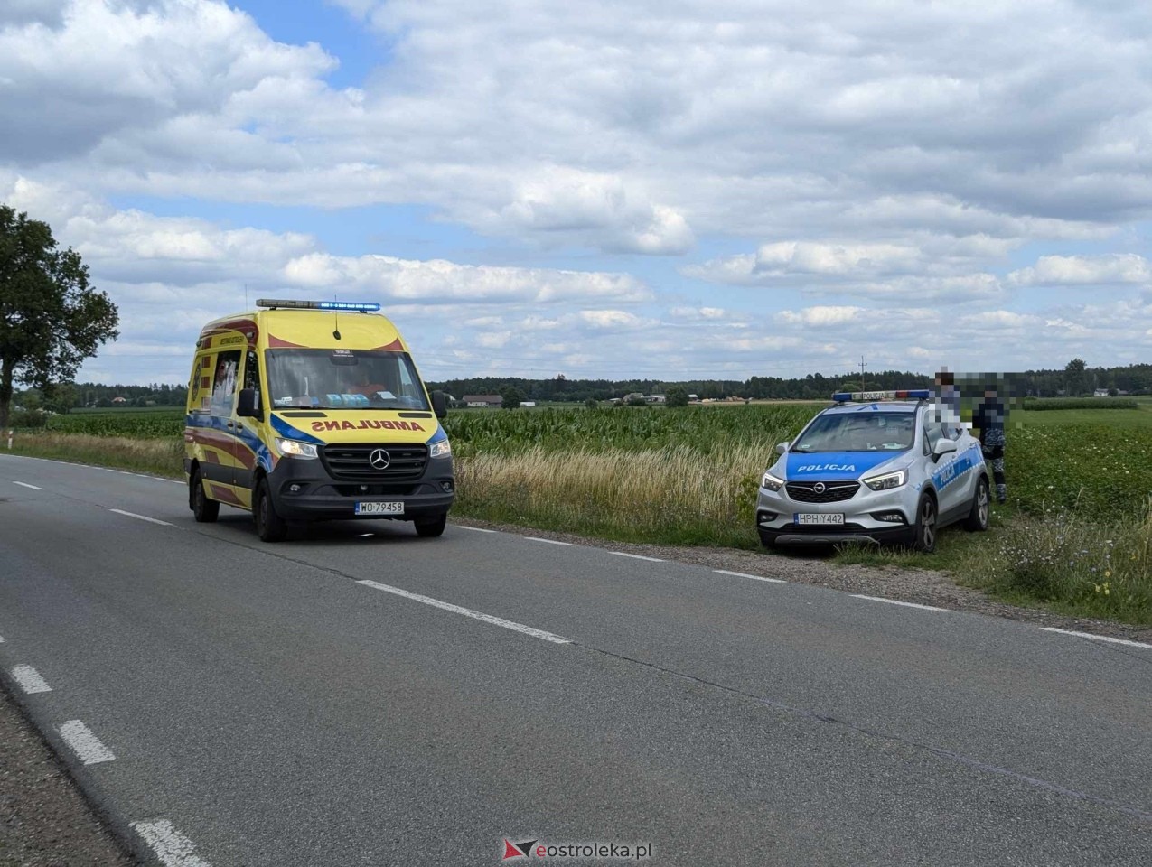 Kolizja na DK 53 w Dylewie [04.07.2024] - zdjęcie #7 - eOstroleka.pl