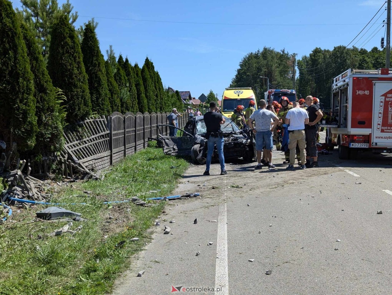 Wypadek w Czarnowcu [06.07.2024] - zdjęcie #19 - eOstroleka.pl