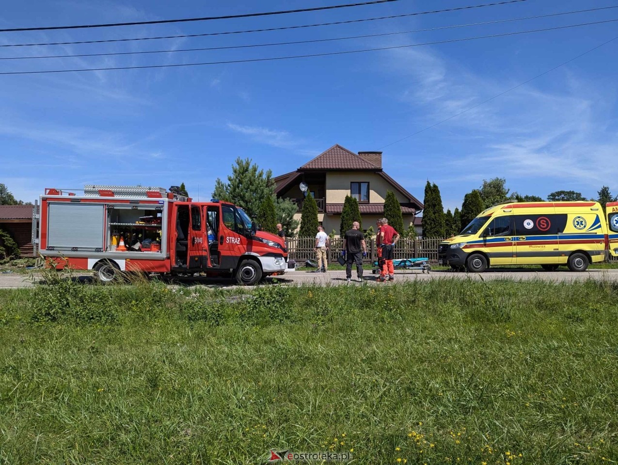 Wypadek w Czarnowcu [06.07.2024] - zdjęcie #8 - eOstroleka.pl