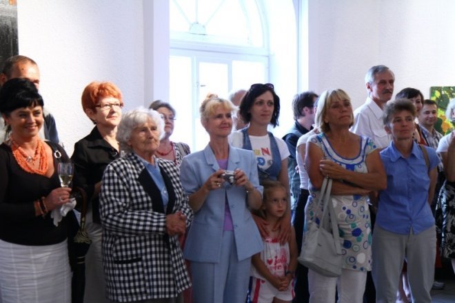Wernisaż wystawy malarstwa Radosława Jastrzębskiego - zdjęcie #28 - eOstroleka.pl