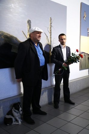 Wernisaż wystawy malarstwa Radosława Jastrzębskiego - zdjęcie #21 - eOstroleka.pl