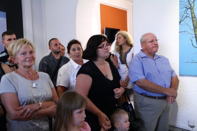 Wernisaż wystawy malarstwa Radosława Jastrzębskiego - zdjęcie #17 - eOstroleka.pl