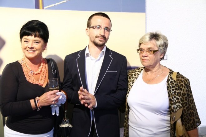 Wernisaż wystawy malarstwa Radosława Jastrzębskiego - zdjęcie #12 - eOstroleka.pl