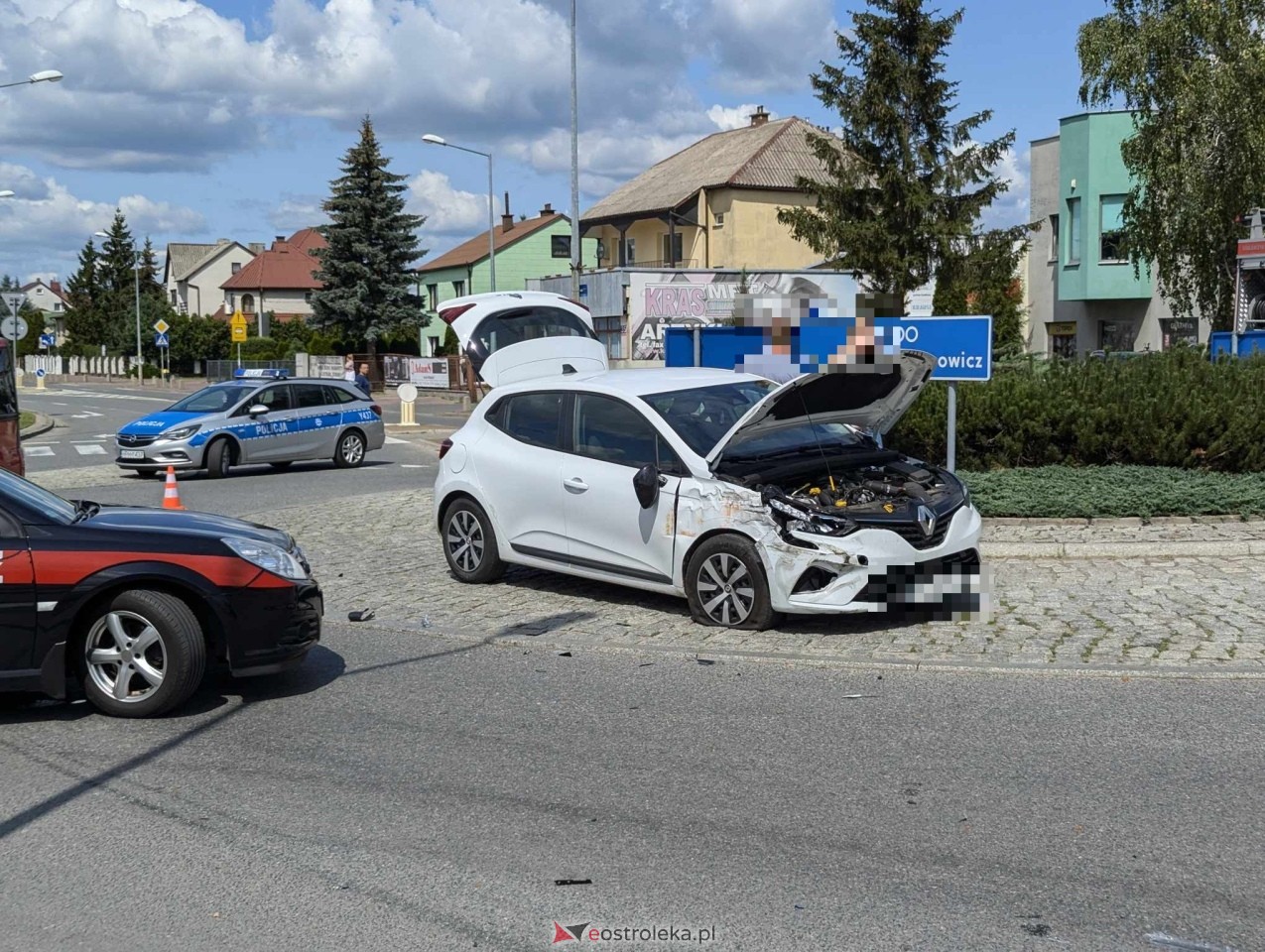 Wypadek z udziałem wozu strażackiego [18.07.2024] - zdjęcie #12 - eOstroleka.pl