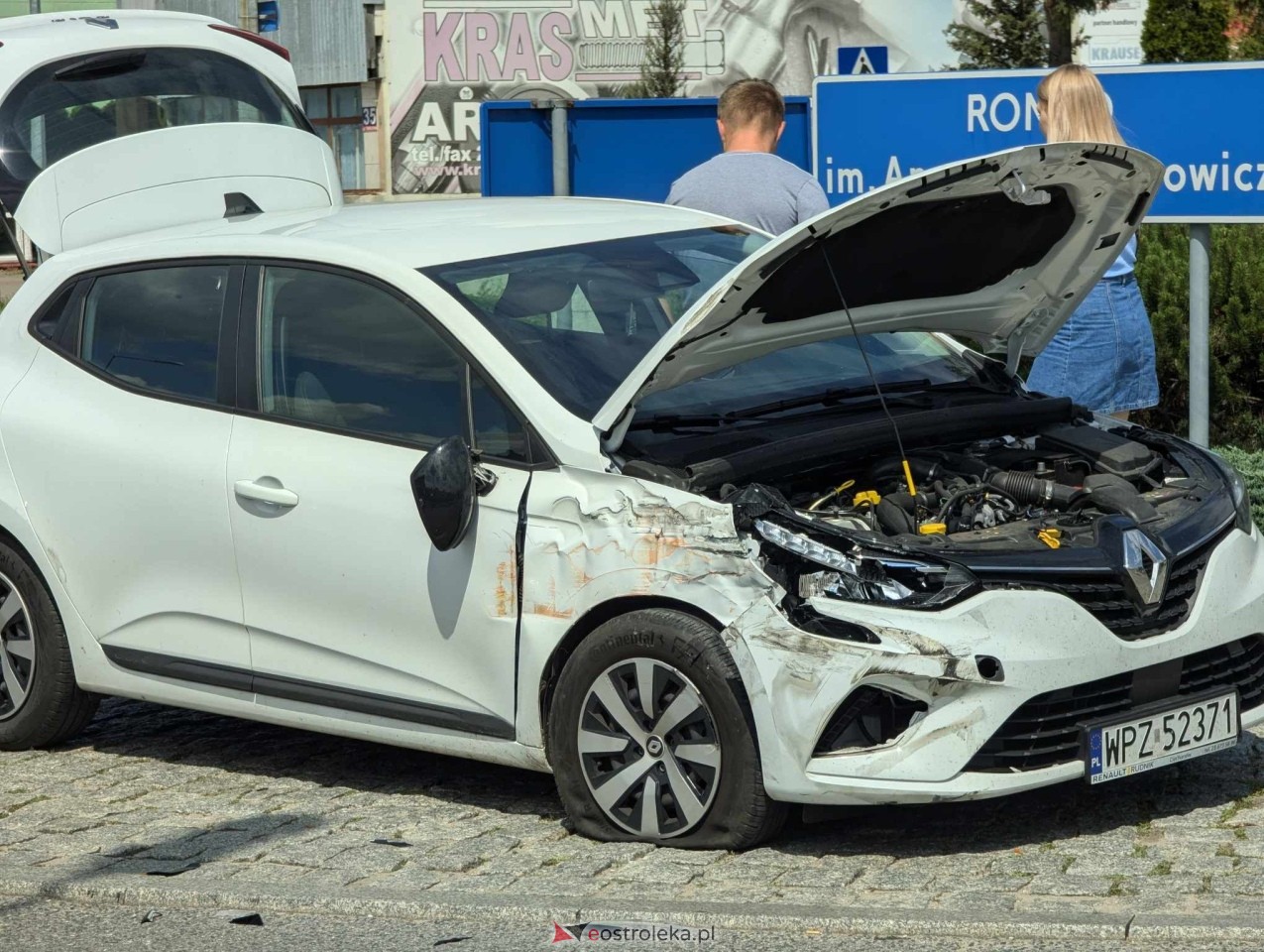 Wypadek z udziałem wozu strażackiego [18.07.2024] - zdjęcie #4 - eOstroleka.pl