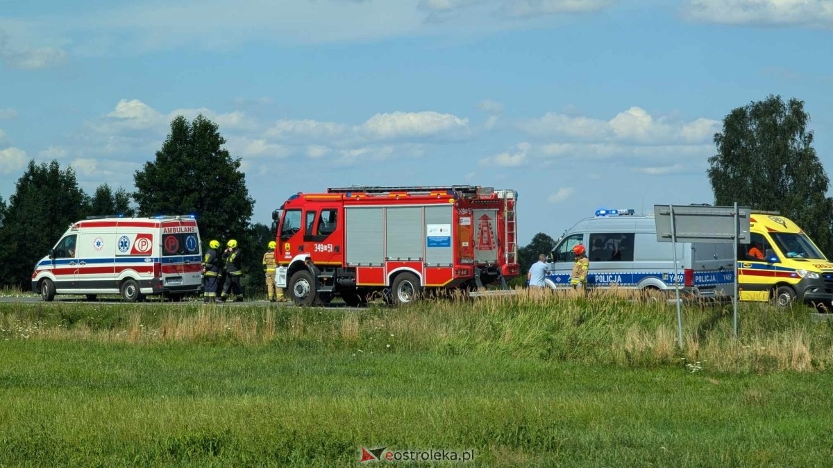 Wypadek w Łodziskach na DK-53 [20.07.2024] - zdjęcie #19 - eOstroleka.pl