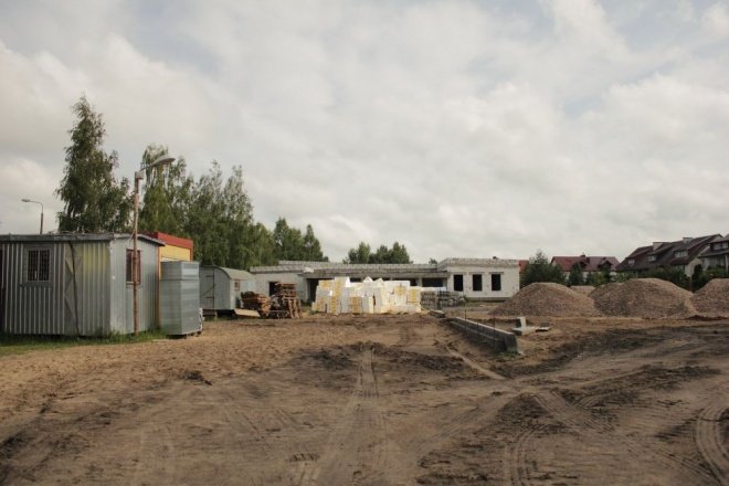 Na budowie komendy policji w Ostrołęce (15.07.2011) - zdjęcie #30 - eOstroleka.pl