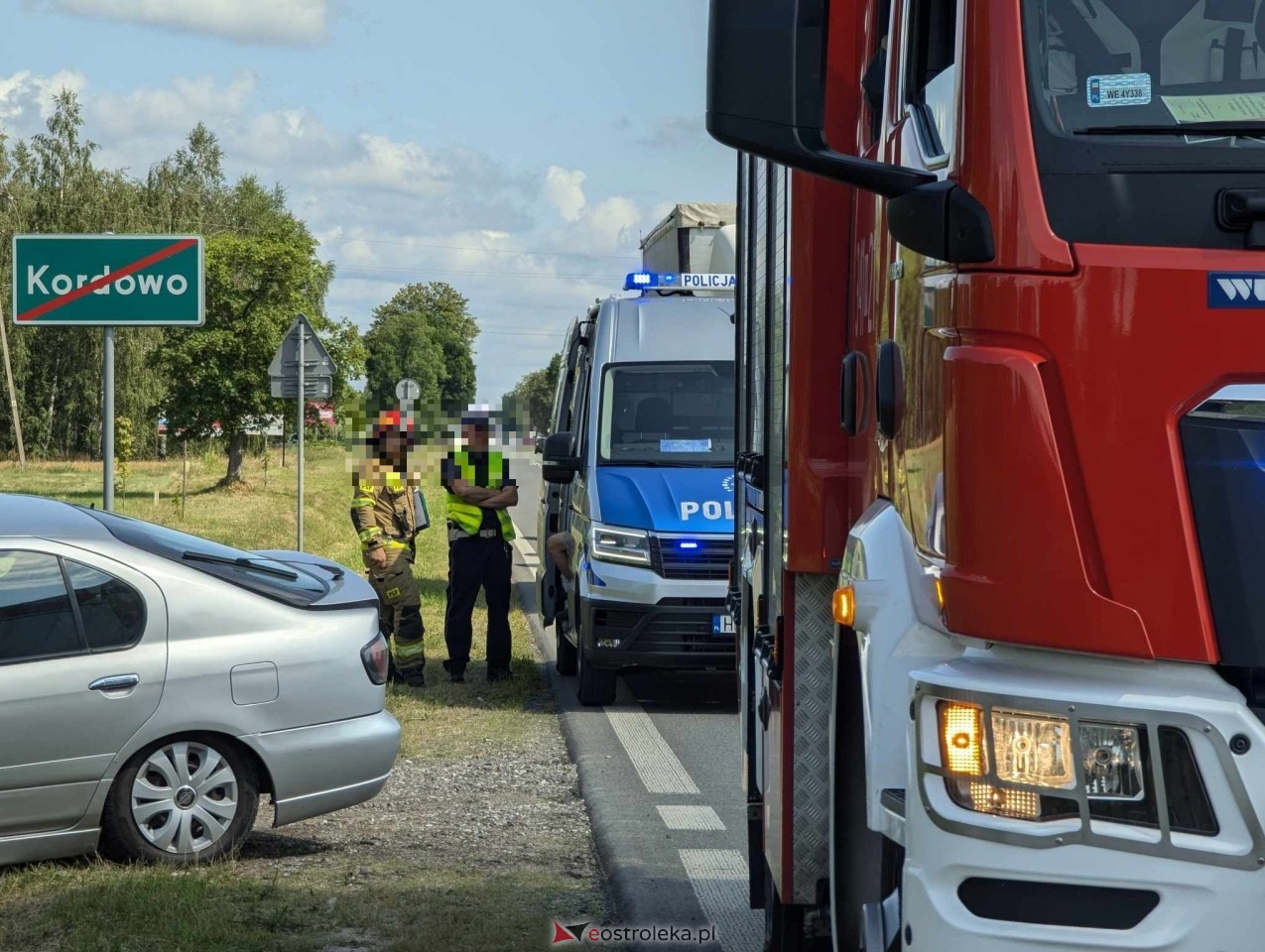 Kolizja w Grabowie [26.07.2024] - zdjęcie #10 - eOstroleka.pl
