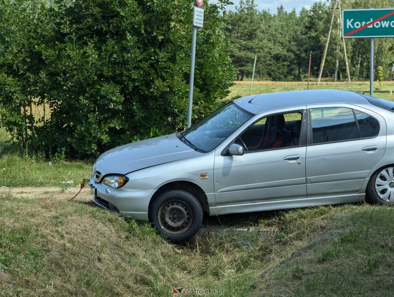 Kolizja w Grabowie [26.07.2024] - zdjęcie #8 - eOstroleka.pl