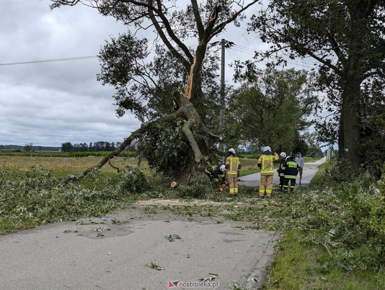 Wichura w powiecie ostrołęckim [28.07.2024] - zdjęcie #4 - eOstroleka.pl