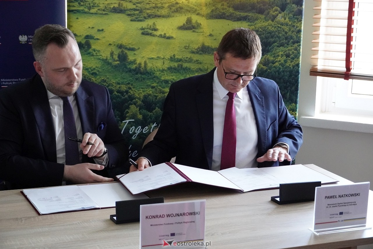 Wielka inwestycja ostrołęckiego szpitala - nowe lądowisko i windy. Podpisanie umowy [29.07.2024] - zdjęcie #7 - eOstroleka.pl