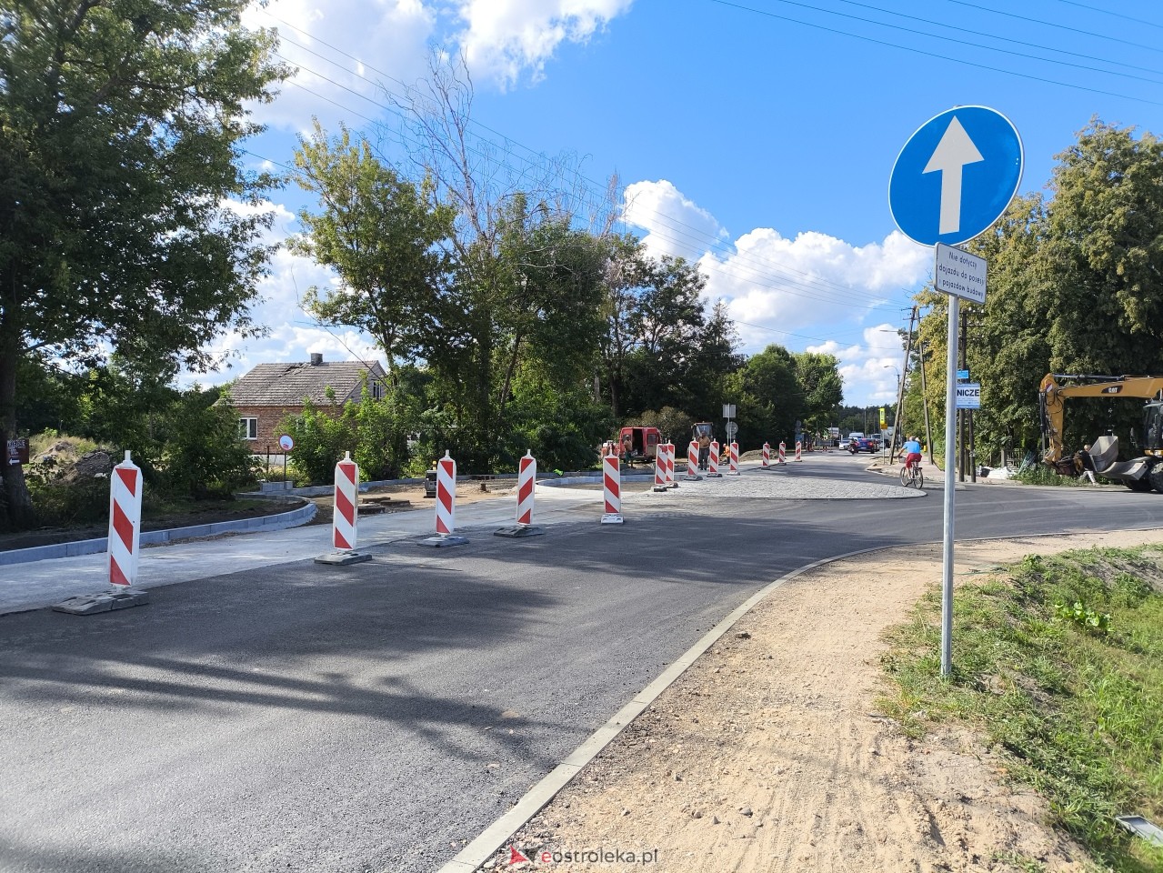 Tak powstaje rondo na DK 53 Stacha Konwy/Słoneczna [08.08.2024] - zdjęcie #12 - eOstroleka.pl
