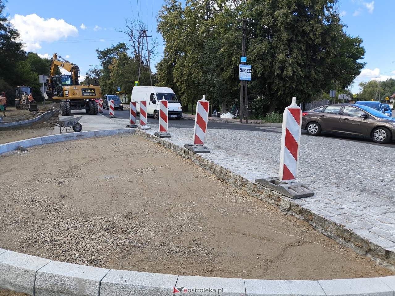 Tak powstaje rondo na DK 53 Stacha Konwy/Słoneczna [08.08.2024] - zdjęcie #8 - eOstroleka.pl
