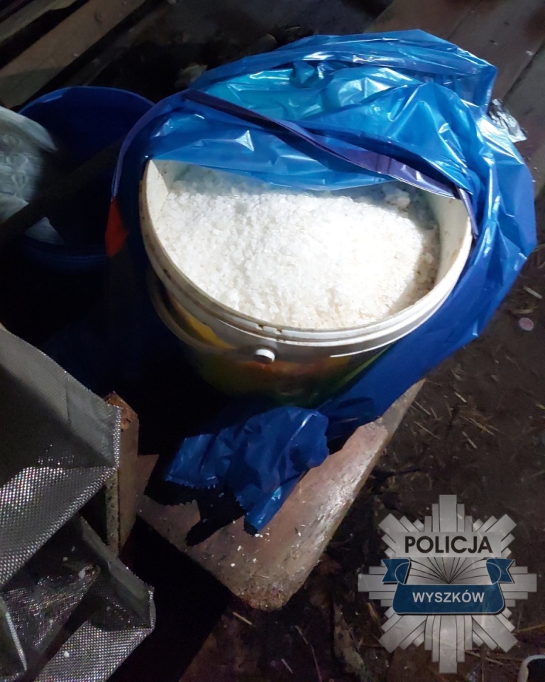 Fabryka klefedronu w powiecie wyszkowskim zlikwidowana przez policję [12.08.2024] - zdjęcie #9 - eOstroleka.pl