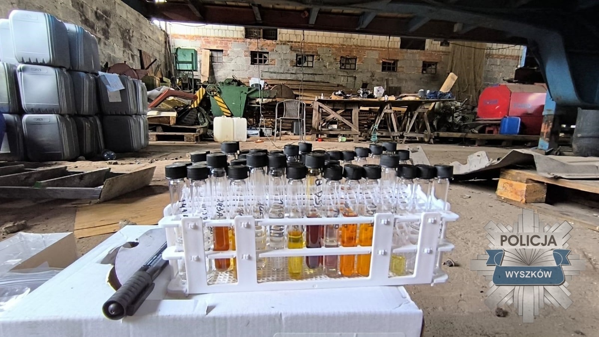 Fabryka klefedronu w powiecie wyszkowskim zlikwidowana przez policję [12.08.2024] - zdjęcie #3 - eOstroleka.pl