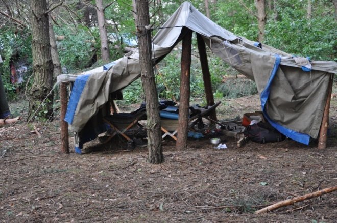 Obóz harcerski po nawałnicy (21 VII 2011) - zdjęcie #1 - eOstroleka.pl