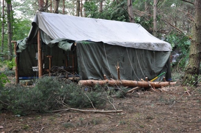 Obóz harcerski po nawałnicy (21 VII 2011) - zdjęcie #2 - eOstroleka.pl