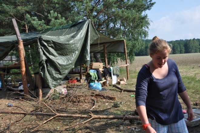 Obóz harcerski po nawałnicy (21 VII 2011) - zdjęcie #5 - eOstroleka.pl