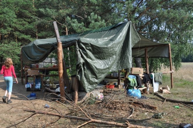 Obóz harcerski po nawałnicy (21 VII 2011) - zdjęcie #6 - eOstroleka.pl