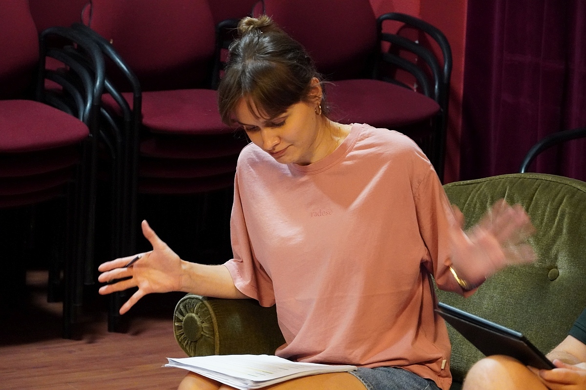 Próba Teatru Tutejszego w Klubie Oczko [14.08.2024] - zdjęcie #1 - eOstroleka.pl