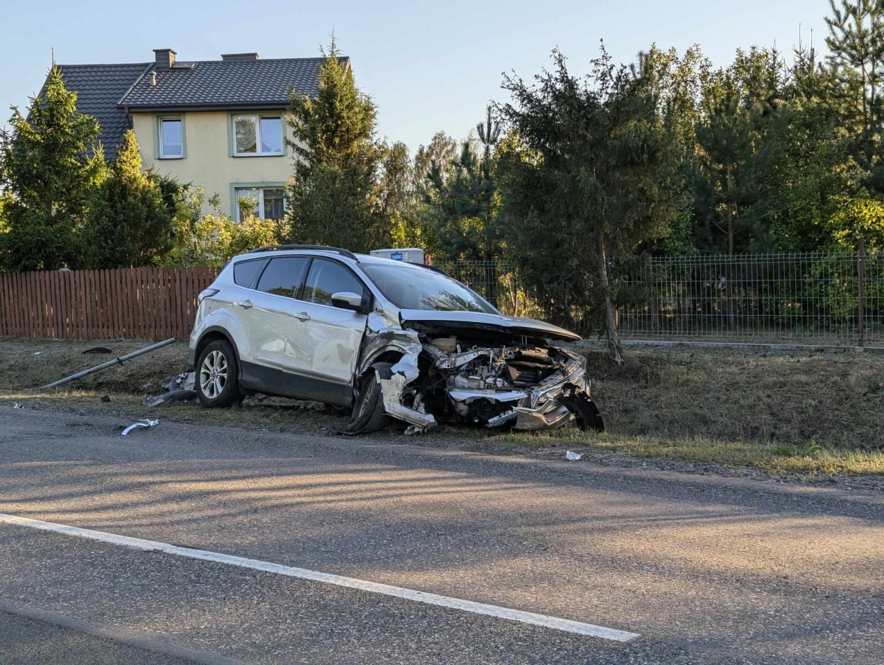 Wypadek na DK53 w Wydmusach [14.08.2024] - zdjęcie #16 - eOstroleka.pl