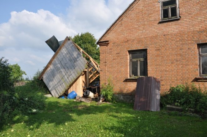 Kruszewo: Skutki nawałnicy (21 VII 2011) - zdjęcie #1 - eOstroleka.pl
