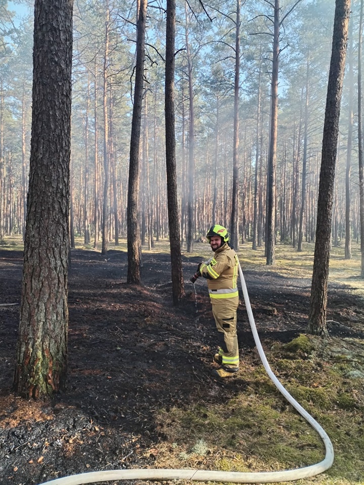 Dromader w akcji! Pożar lasu w Wachu [27.09.2024] - zdjęcie #10 - eOstroleka.pl