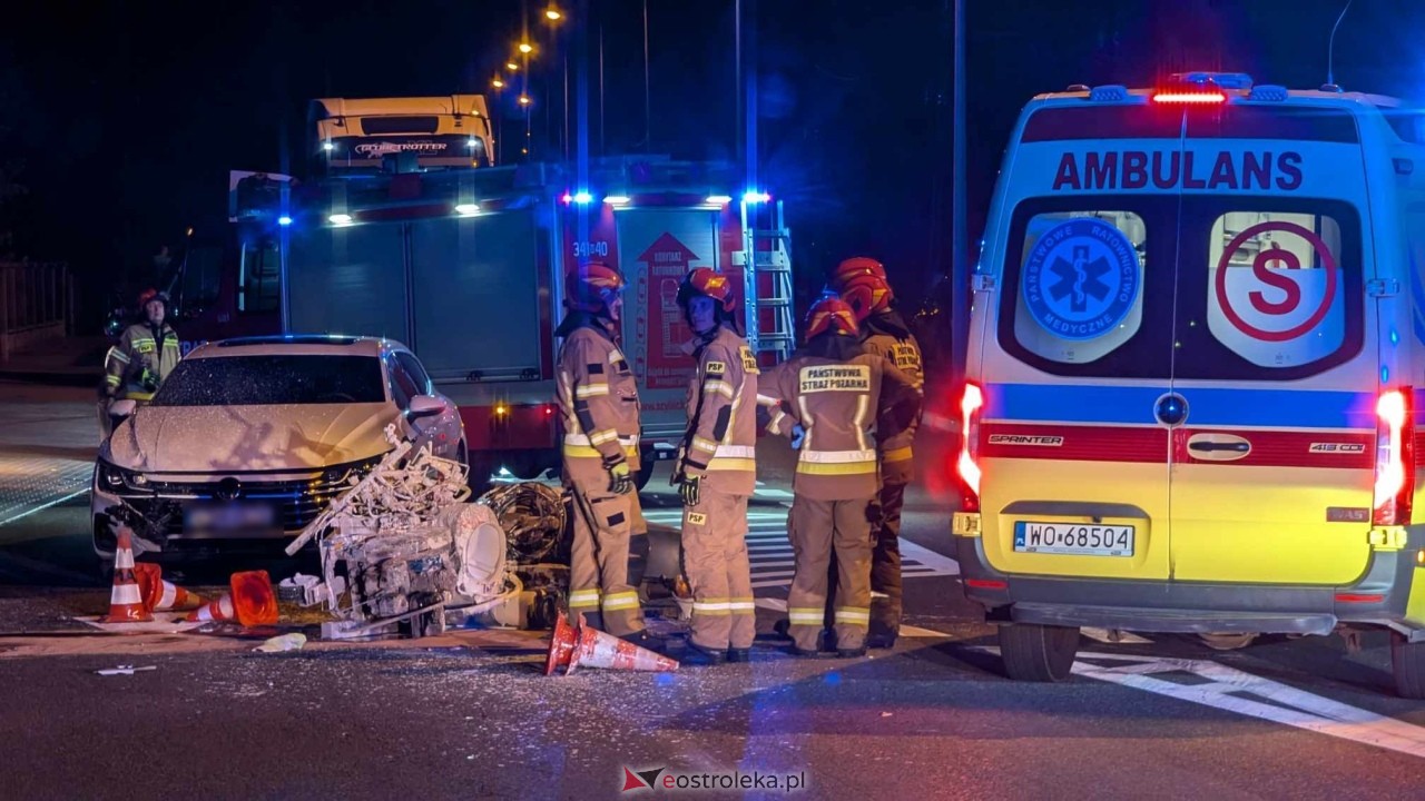 Wypadek na Słowackiego w Ostrołęce [02.09.2024] - zdjęcie #4 - eOstroleka.pl