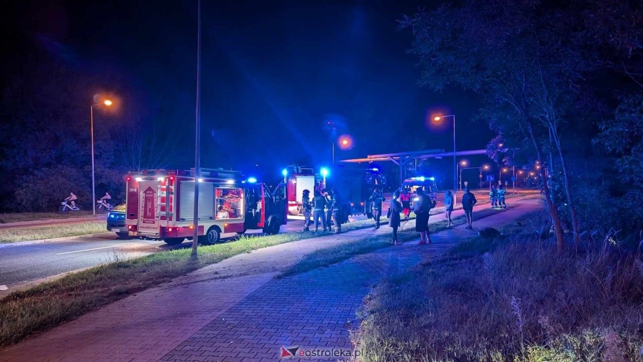 Wypadek na ul. ks. Pęksy w Ostrołęce [06.09.2024] - zdjęcie #8 - eOstroleka.pl