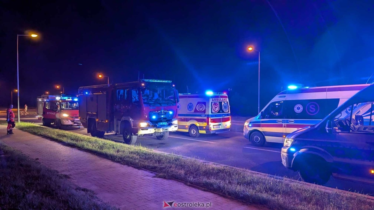 Wypadek na ul. ks. Pęksy w Ostrołęce [06.09.2024] - zdjęcie #2 - eOstroleka.pl