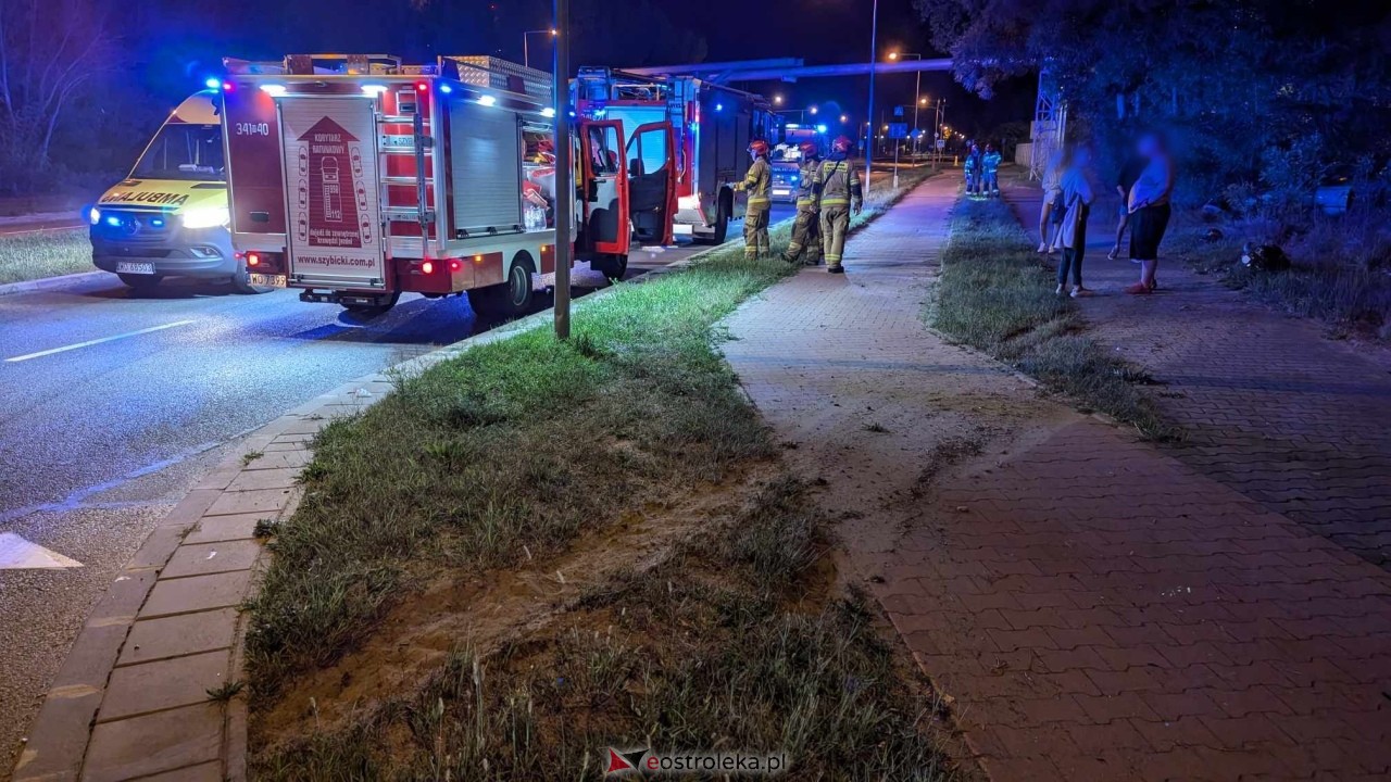 Wypadek na ul. ks. Pęksy w Ostrołęce [06.09.2024] - zdjęcie #1 - eOstroleka.pl