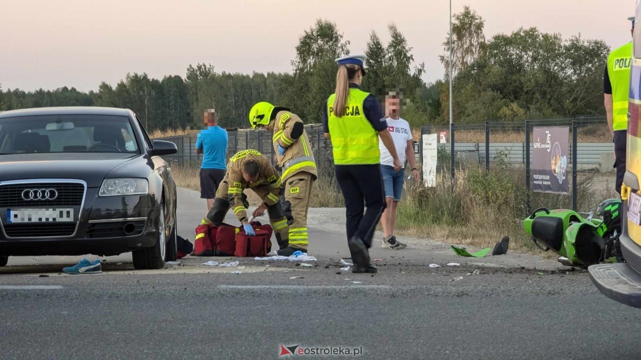 Wypadek w Zamościu [08.09.2024] - zdjęcie #3 - eOstroleka.pl