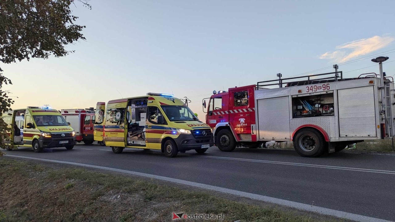 Wypadek w Zamościu [08.09.2024] - zdjęcie #1 - eOstroleka.pl