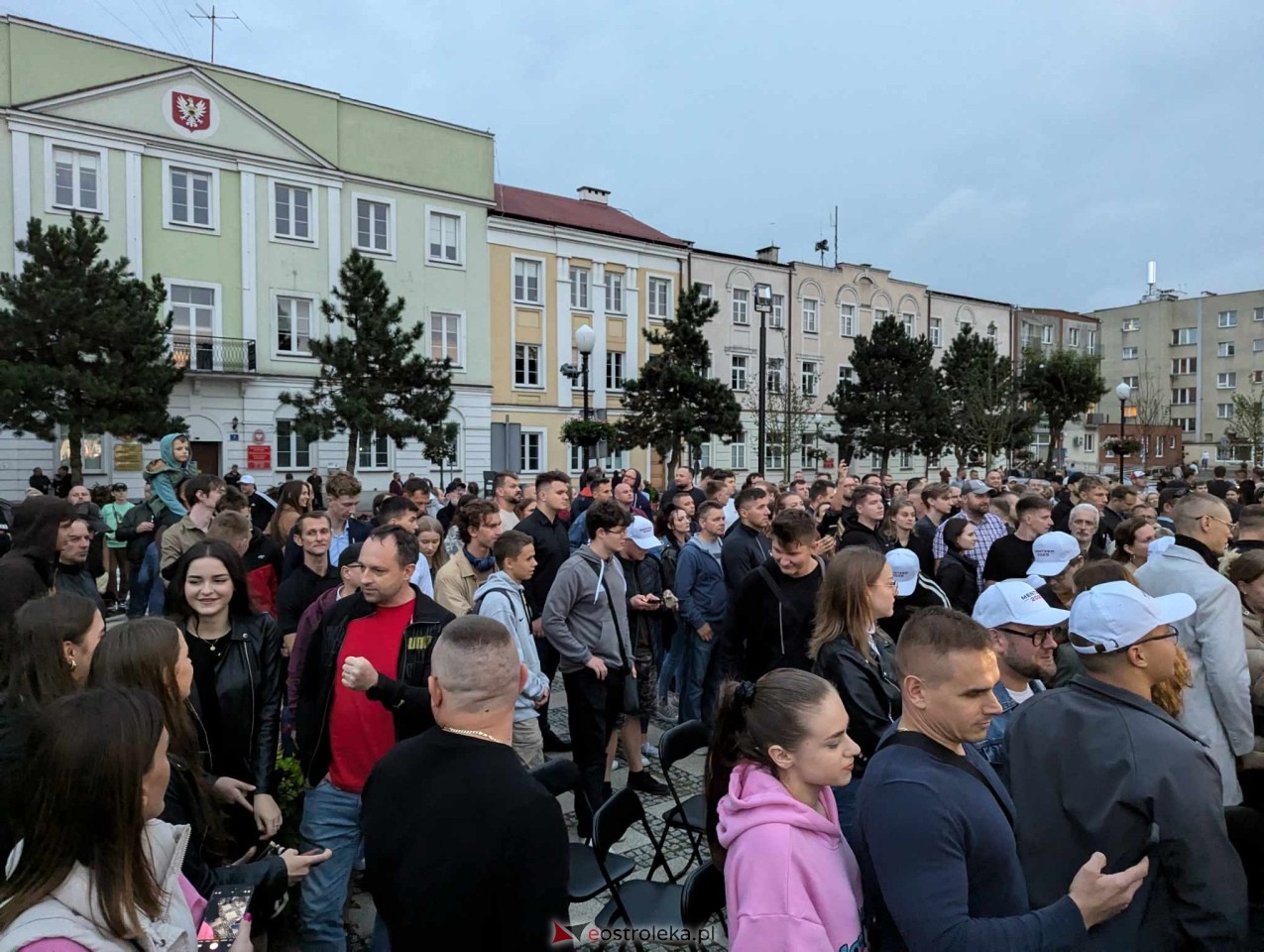 Sławomir Mentzen i Ewa Zajączkowska-Hernik w Ostrołęce [14.09.2024] - zdjęcie #79 - eOstroleka.pl