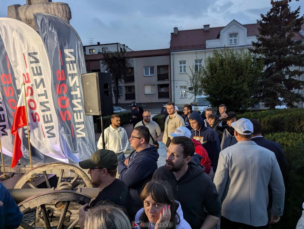 Sławomir Mentzen i Ewa Zajączkowska-Hernik w Ostrołęce [14.09.2024] - zdjęcie #74 - eOstroleka.pl