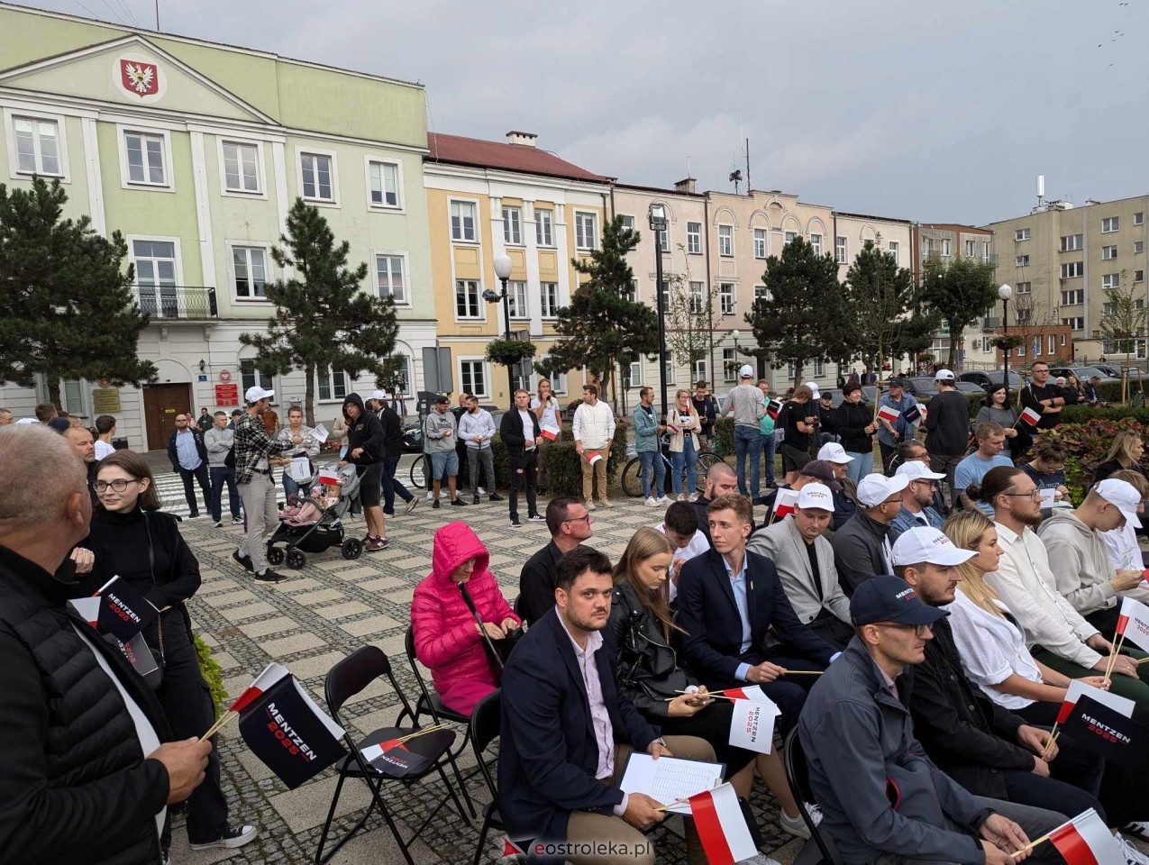Sławomir Mentzen i Ewa Zajączkowska-Hernik w Ostrołęce [14.09.2024] - zdjęcie #72 - eOstroleka.pl