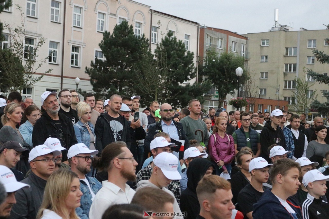 Sławomir Mentzen i Ewa Zajączkowska-Hernik w Ostrołęce [14.09.2024] - zdjęcie #53 - eOstroleka.pl