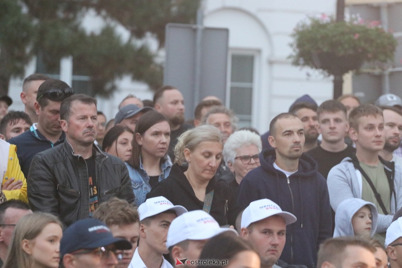 Sławomir Mentzen i Ewa Zajączkowska-Hernik w Ostrołęce [14.09.2024] - zdjęcie #30 - eOstroleka.pl