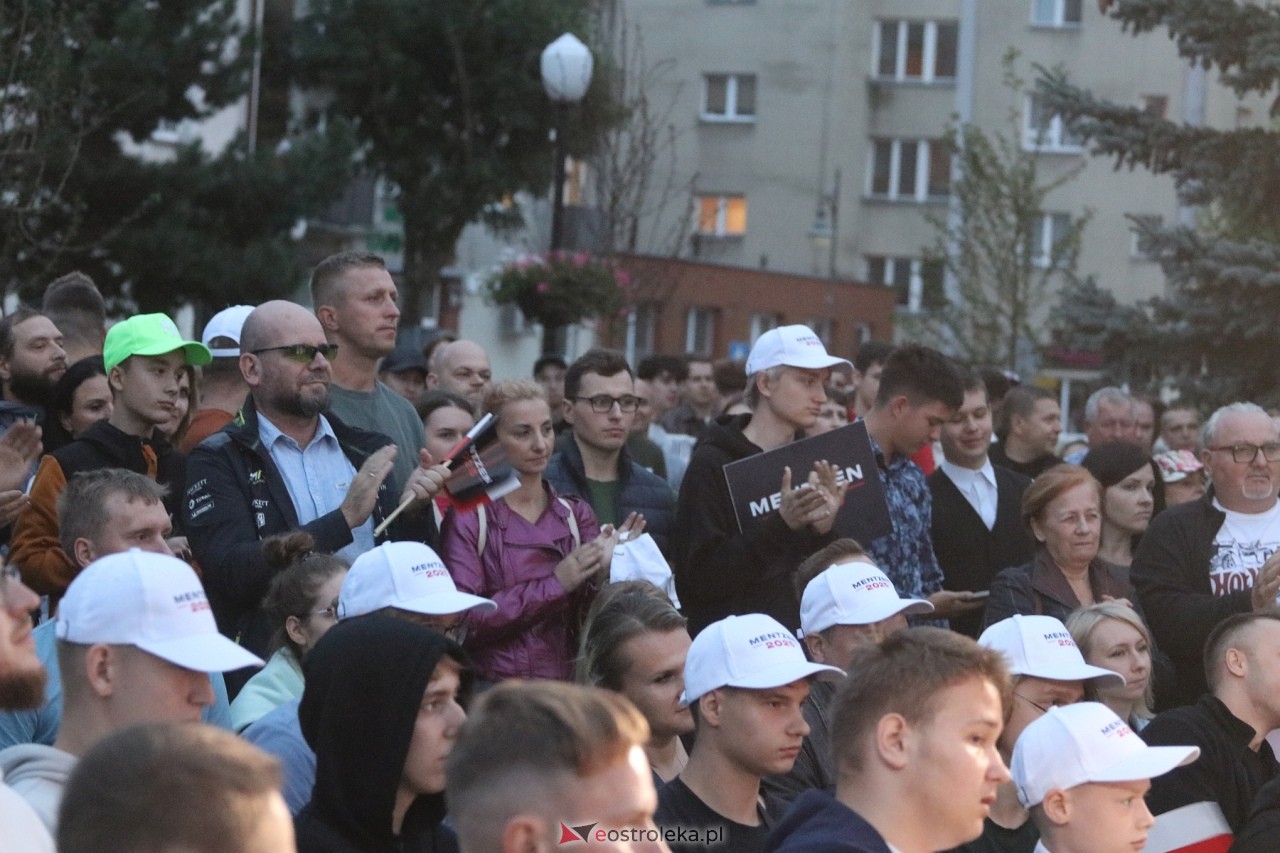 Sławomir Mentzen i Ewa Zajączkowska-Hernik w Ostrołęce [14.09.2024] - zdjęcie #23 - eOstroleka.pl