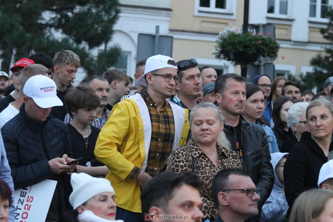 Sławomir Mentzen i Ewa Zajączkowska-Hernik w Ostrołęce [14.09.2024] - zdjęcie #21 - eOstroleka.pl