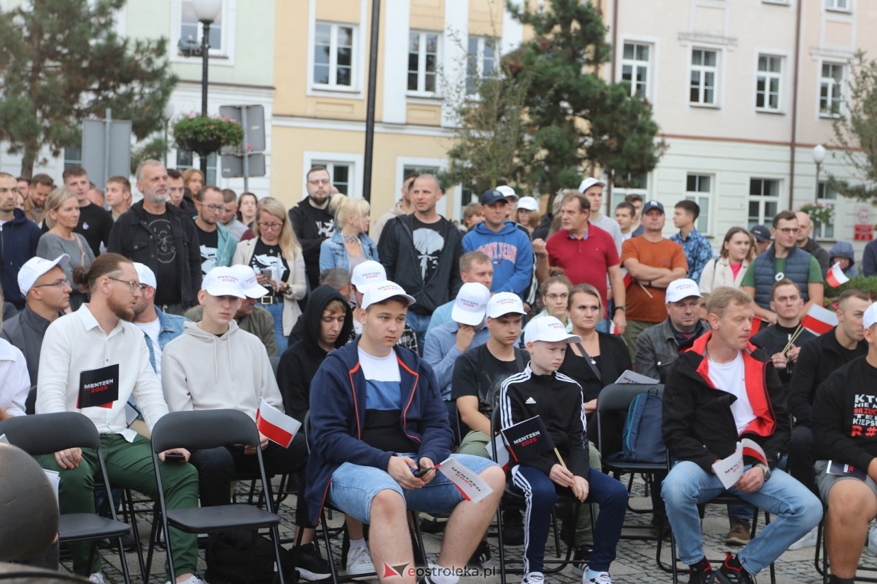 Sławomir Mentzen i Ewa Zajączkowska-Hernik w Ostrołęce [14.09.2024] - zdjęcie #18 - eOstroleka.pl