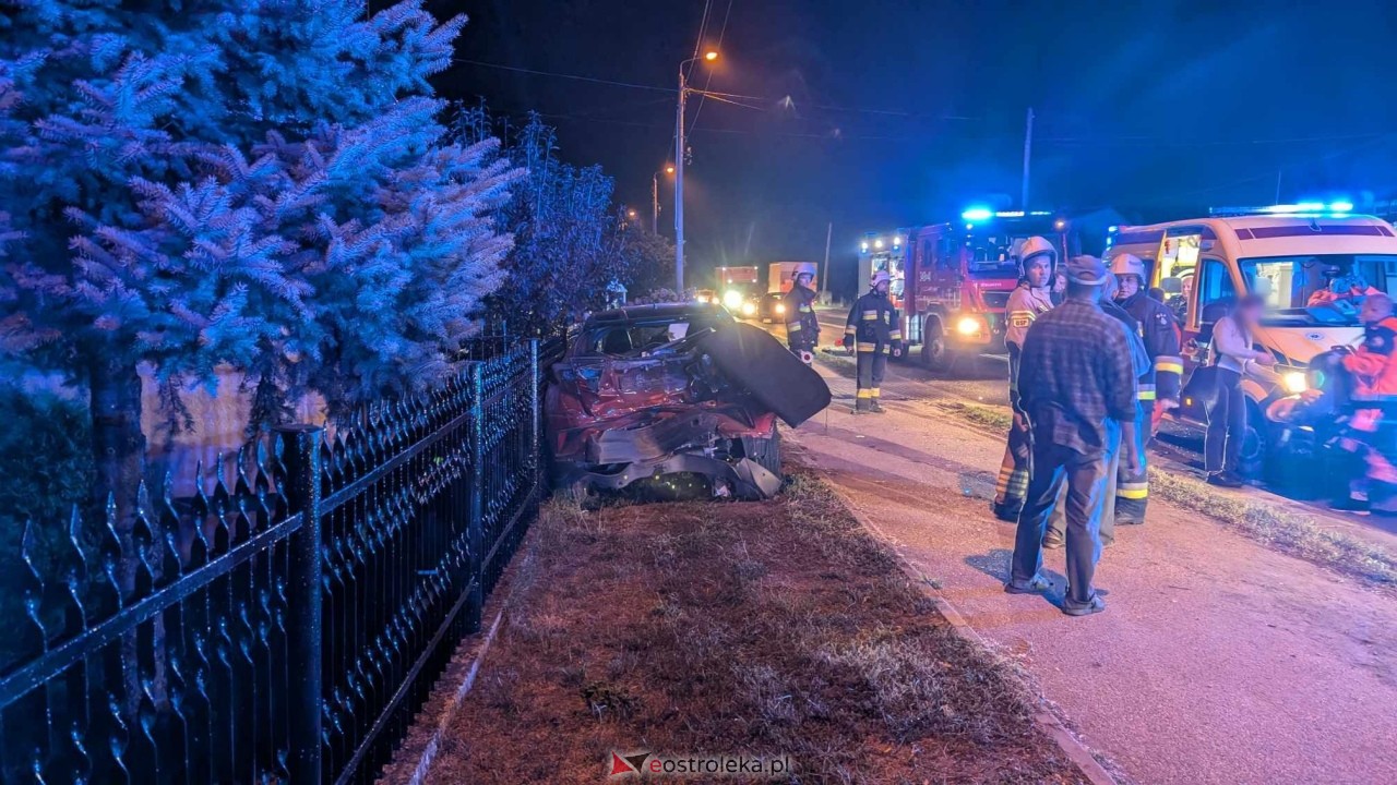 Wypadek w Dylewie [20.09.2024] - zdjęcie #17 - eOstroleka.pl