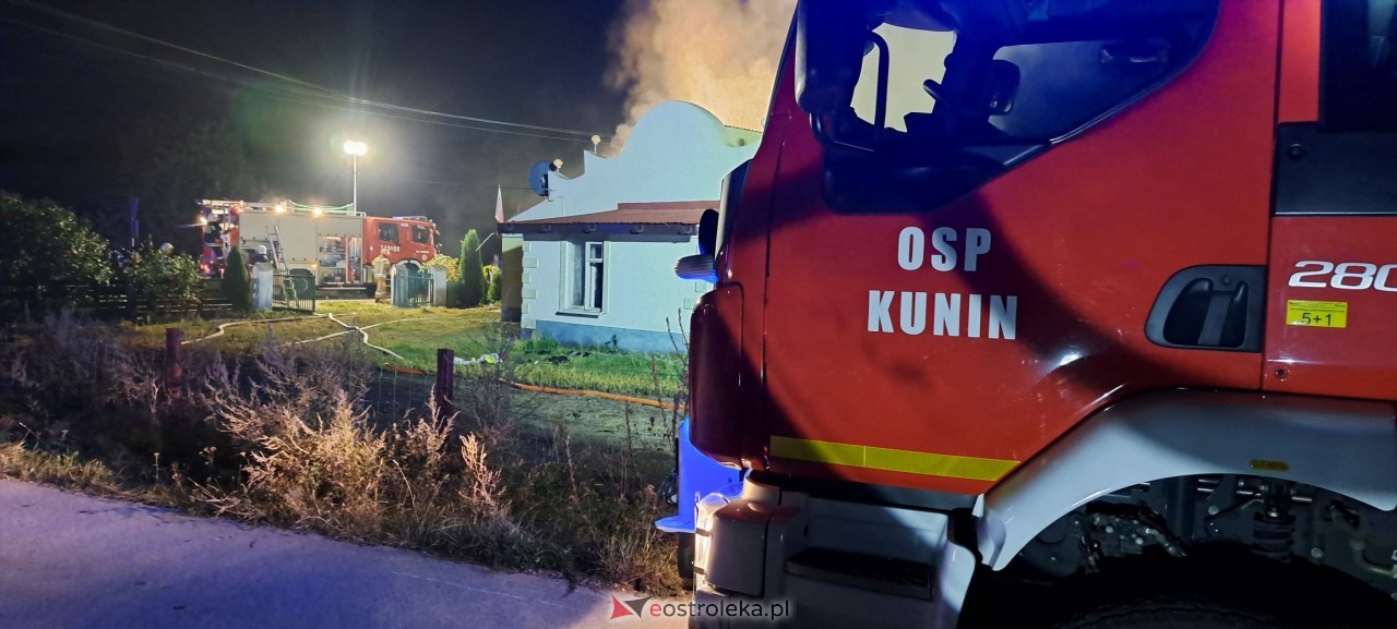 100 tysięcy złotych strat: Pożar w Cisku pochłonął drewnianą konstrukcję [21.09.2024] - zdjęcie #4 - eOstroleka.pl