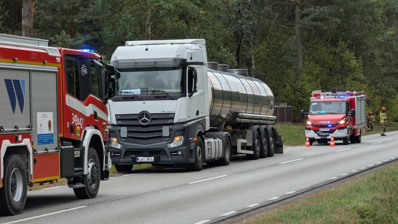 Wypadek w Kadzidle [27.09.2024] - zdjęcie #7 - eOstroleka.pl