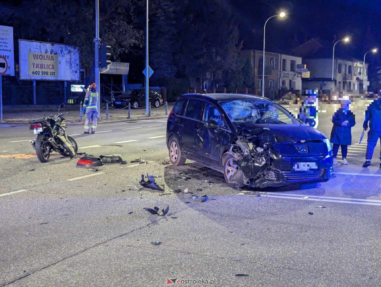 Wypadek przy dworcu w Ostrołęce [27.09.2024] - zdjęcie #18 - eOstroleka.pl