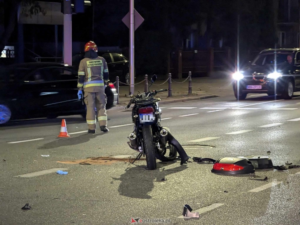 Wypadek przy dworcu w Ostrołęce [27.09.2024] - zdjęcie #17 - eOstroleka.pl