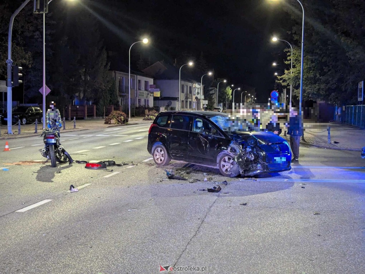Wypadek przy dworcu w Ostrołęce [27.09.2024] - zdjęcie #16 - eOstroleka.pl